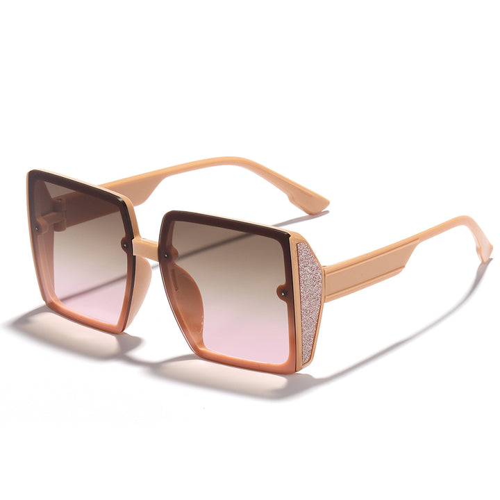 Women oversized sunglasses with shiny accent Stornfield