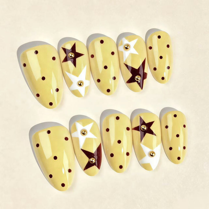 Premium Decorative Press-On Nail Art Set