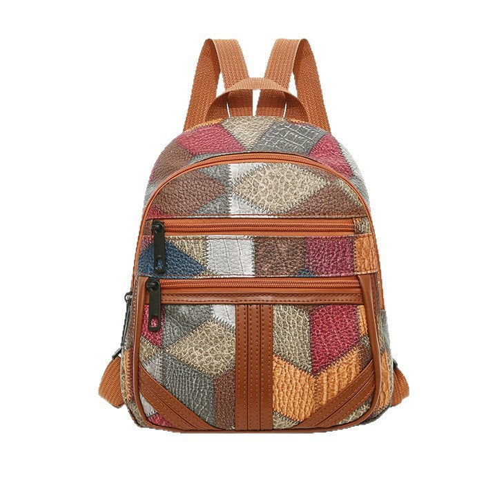 Stylish Geometric Patterned Mini Backpack Stornfield
