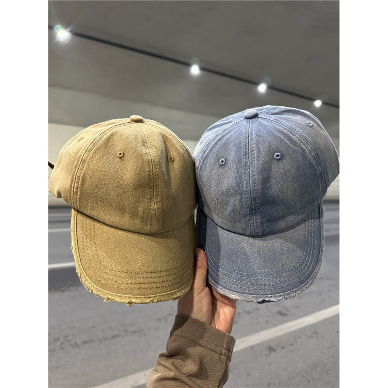 Women's Distressed Denim Baseball Cap Stornfield 1784084028