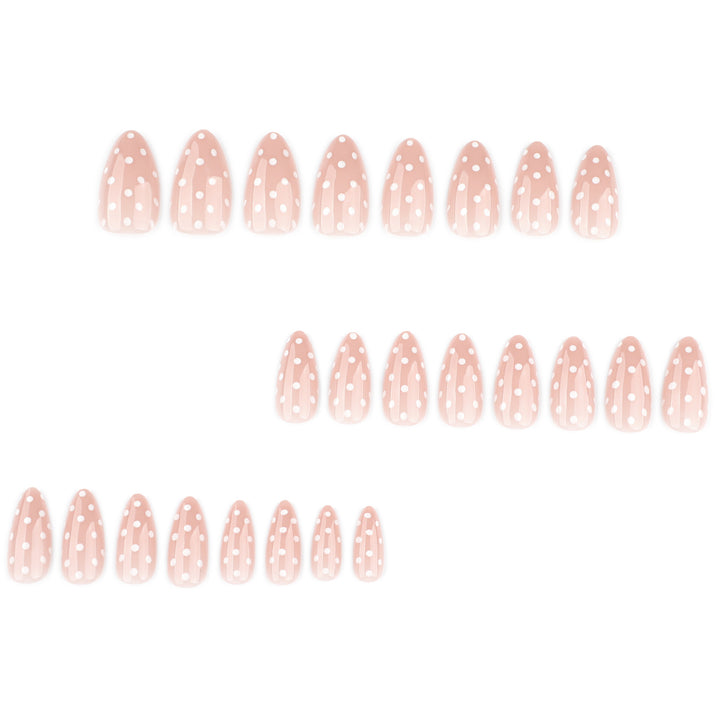 Artful Nail Extensions with Delicate Dots Stornfield