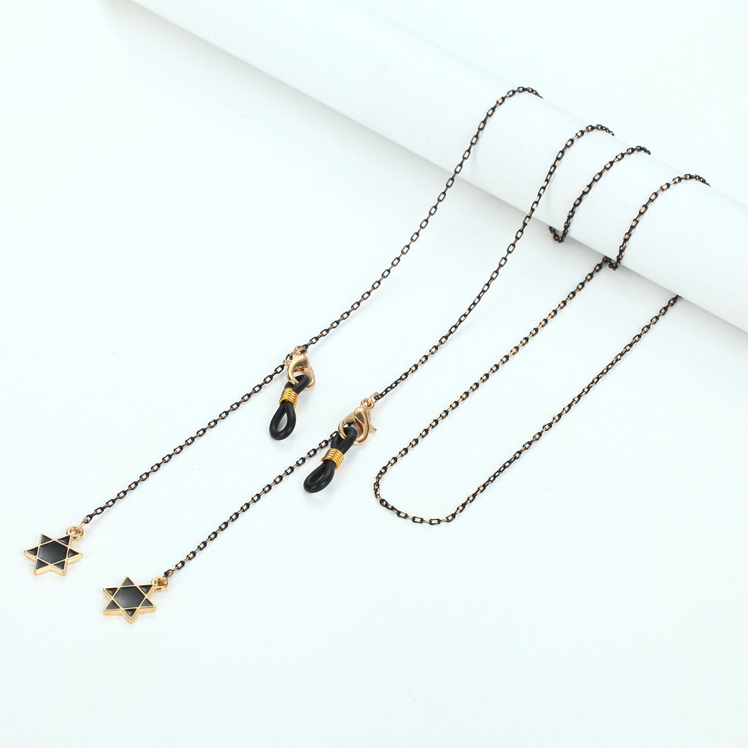Fashionable glasses necklace with stylish pendants Stornfield