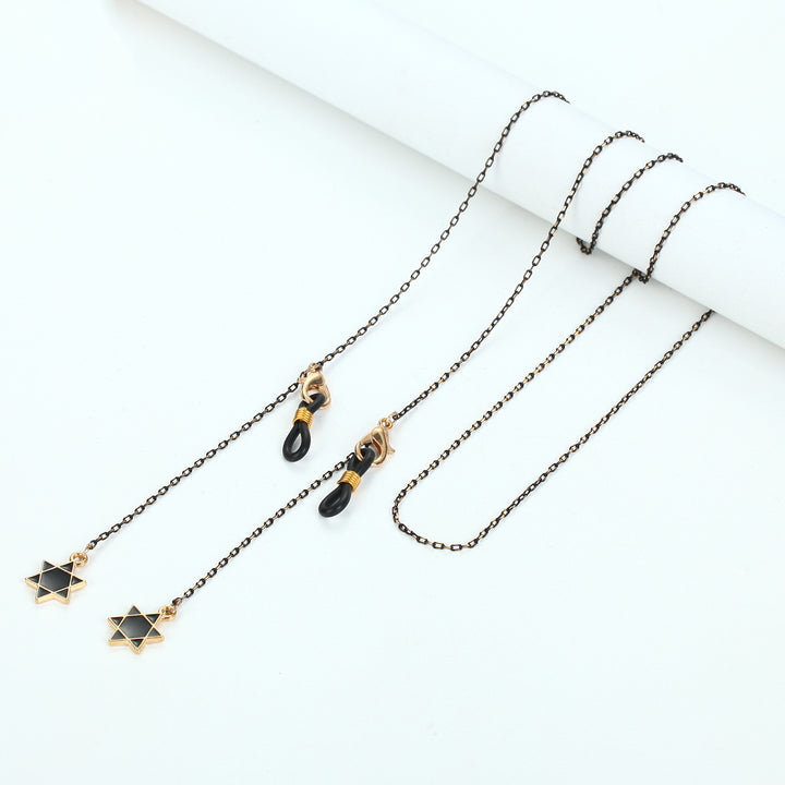 Fashionable glasses necklace with stylish pendants Stornfield