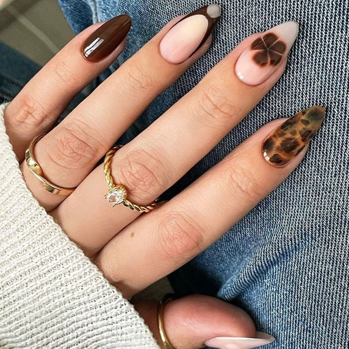 Artistic 3D Floral Nail Art Extensions Stornfield