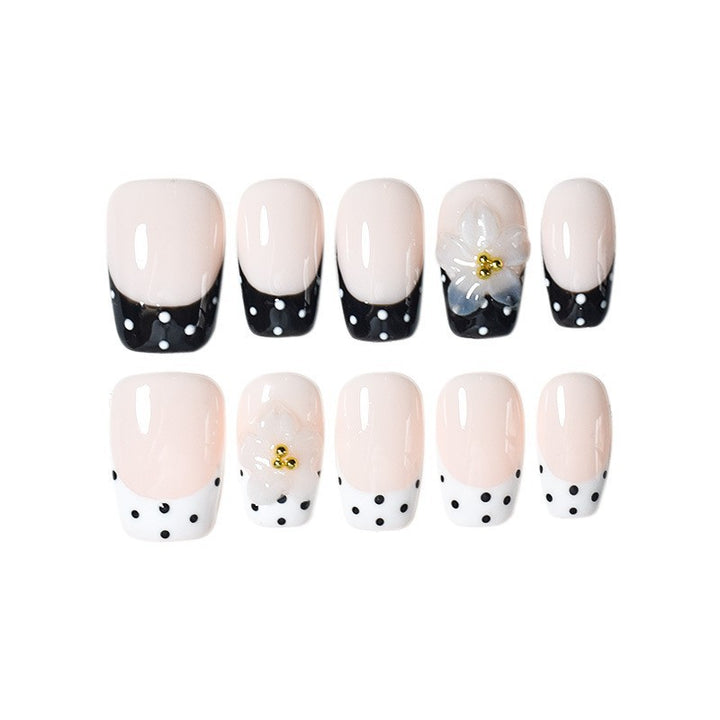 Elegant Floral Designer Nail Enhancements Stornfield