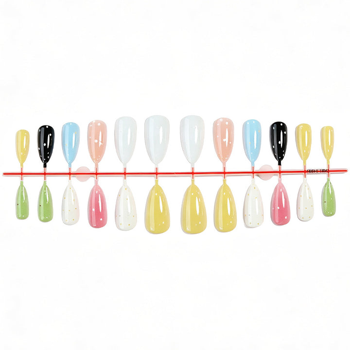 Nail art set with glitter and creative designs Stornfield