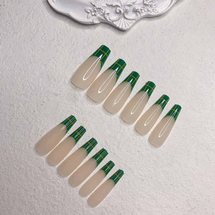 Artistic Acrylic Long Nail Extensions