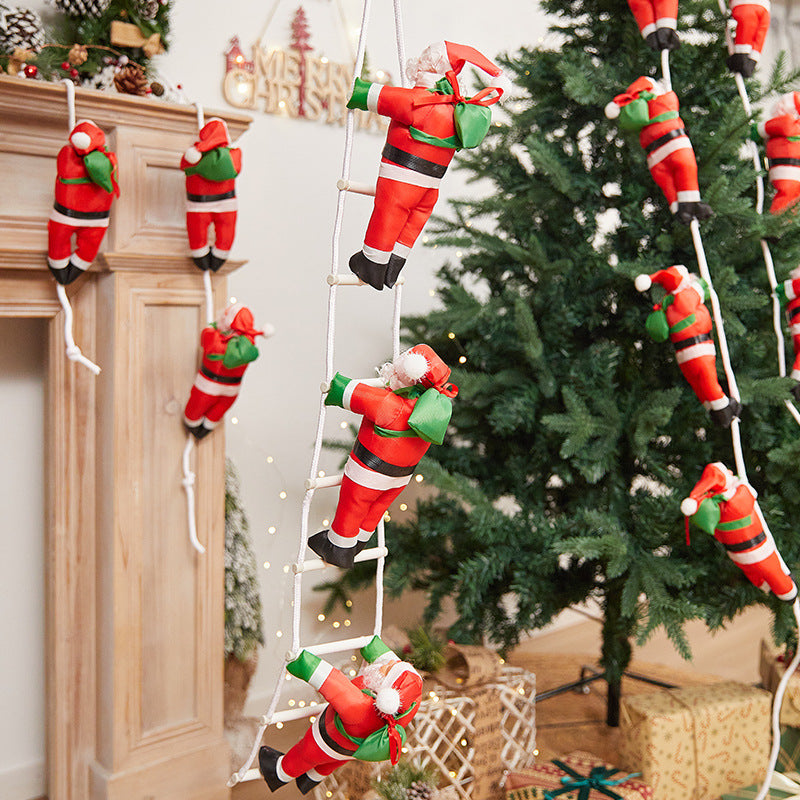 Playful Santa Claus Decoration Figure Stornfield