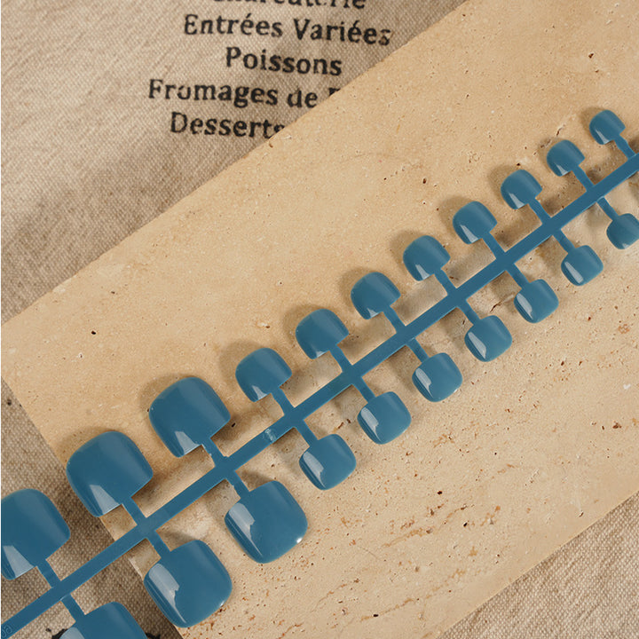 Premium Glossy Short Press-On Nail Set Stornfield