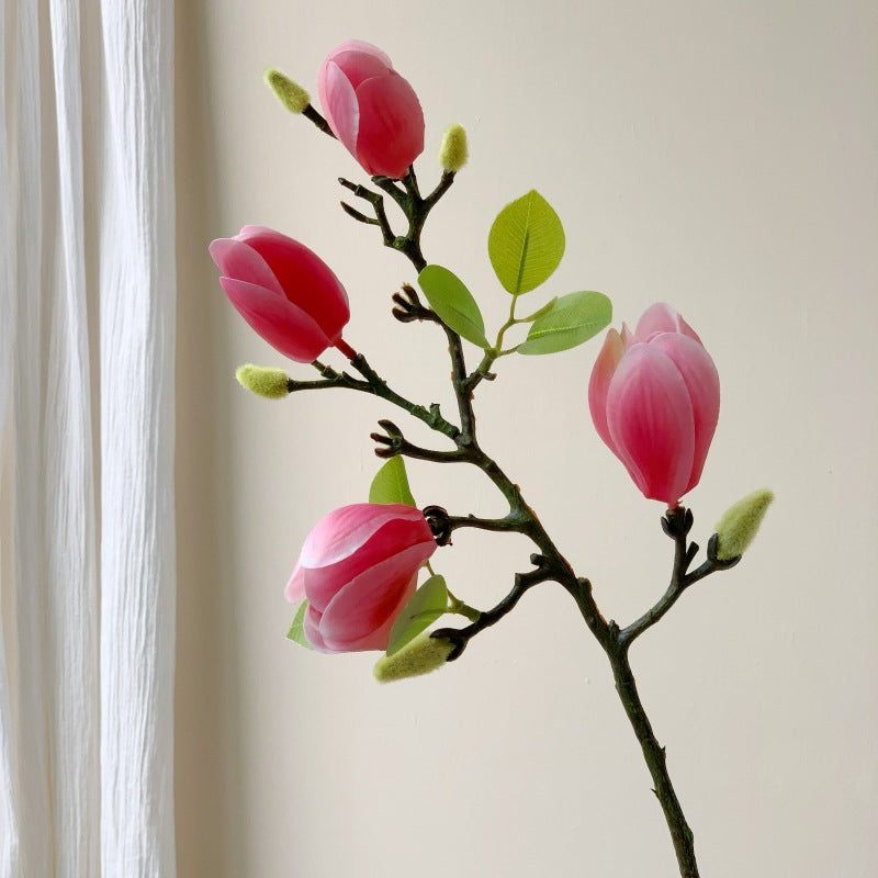 Decorative Faux Magnolia Branch