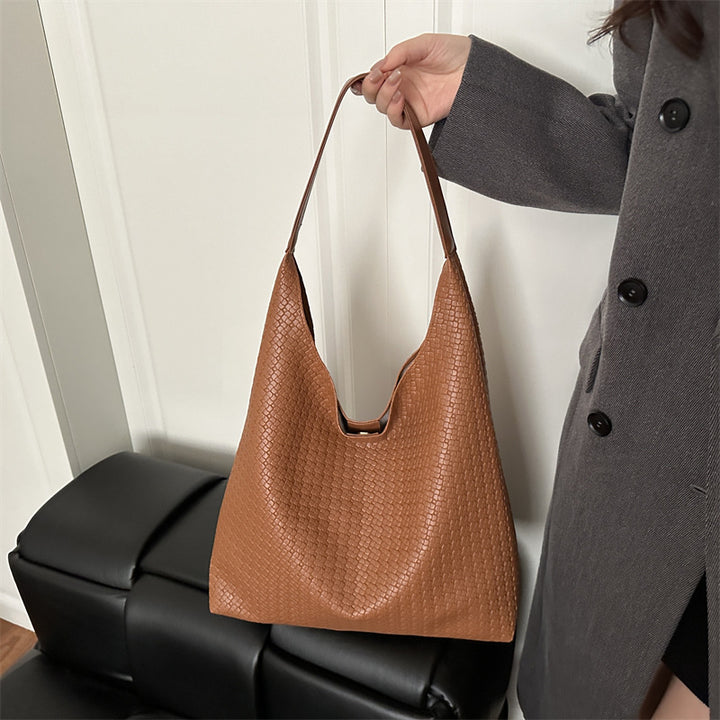 WoTextured Fabric Slouchy Tote Bag Stornfield