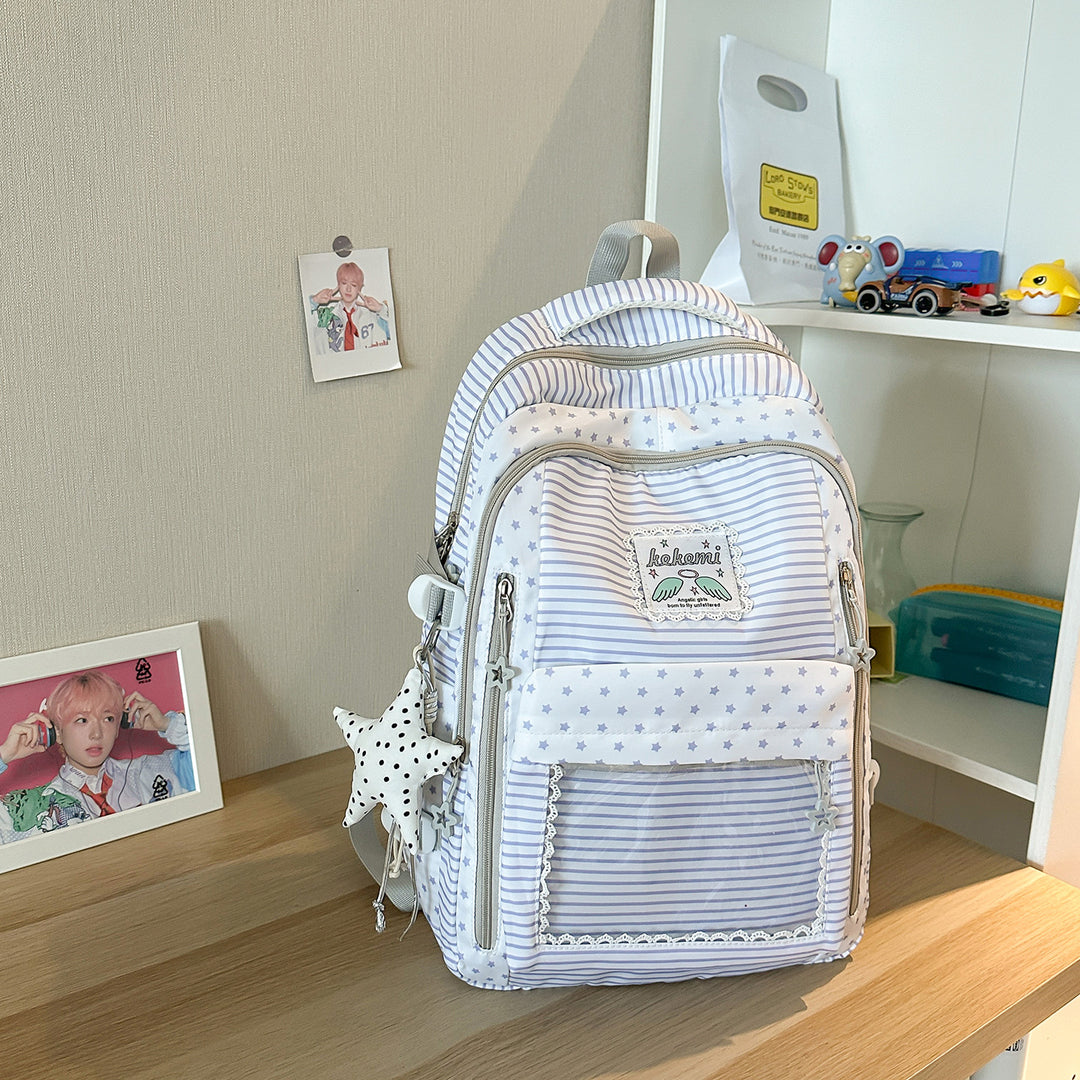 Cute Star-Patterned School Backpack Stornfield