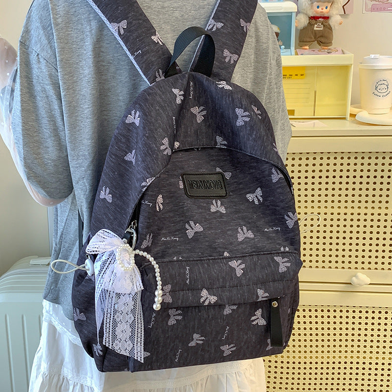 Stylish Butterfly Print Backpack Stornfield