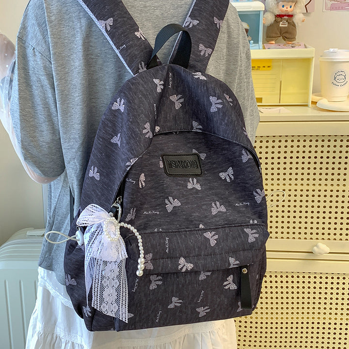Stylish Butterfly Print Backpack Stornfield