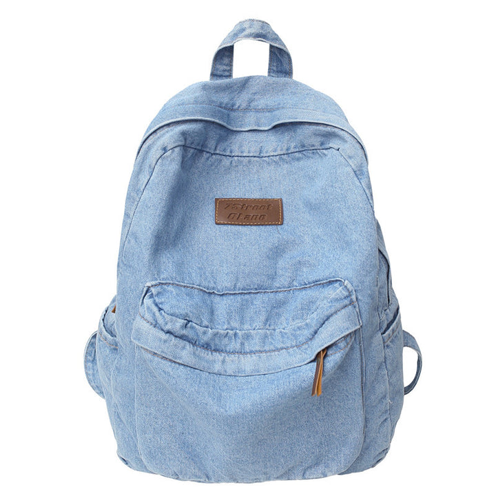 Denim Travel School Backpack Stornfield