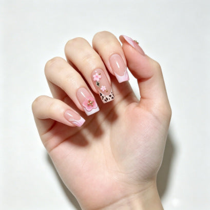 Floral Decorative Press-On Nail Tips Stornfield