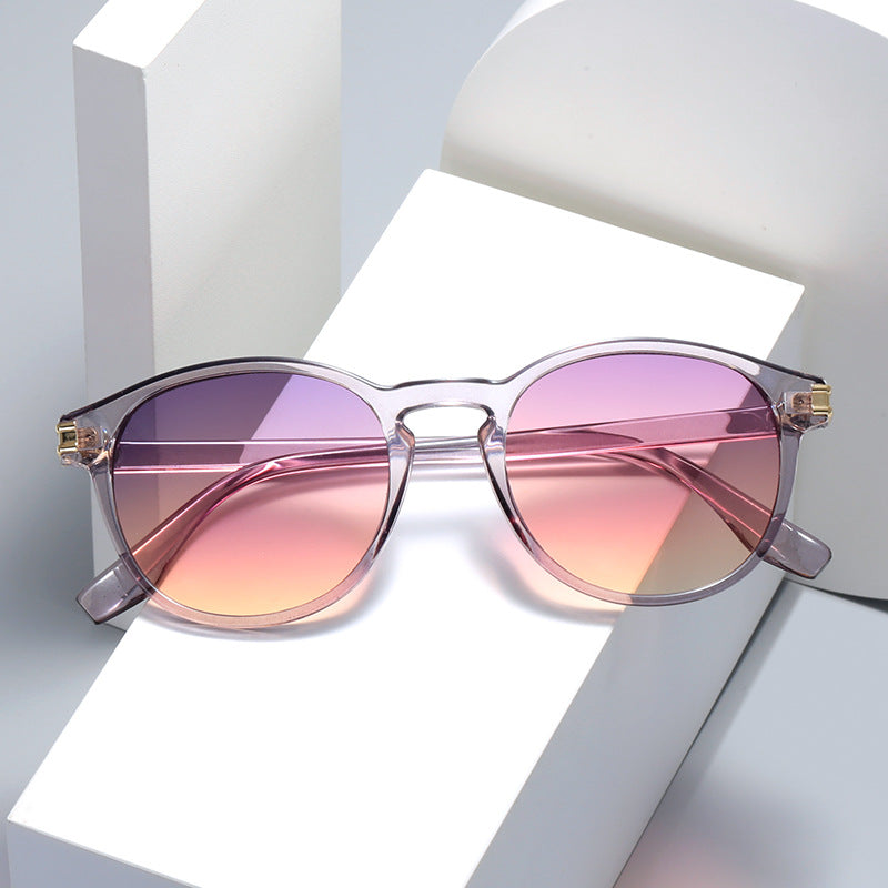 Women elegant sunglasses with transparent frame and stylish accents Stornfield