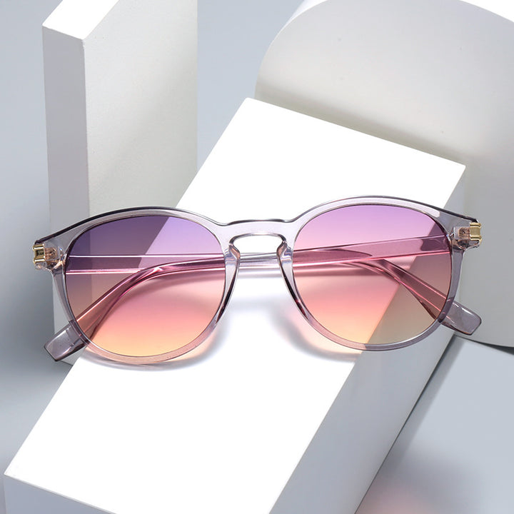 Women elegant sunglasses with transparent frame and stylish accents Stornfield