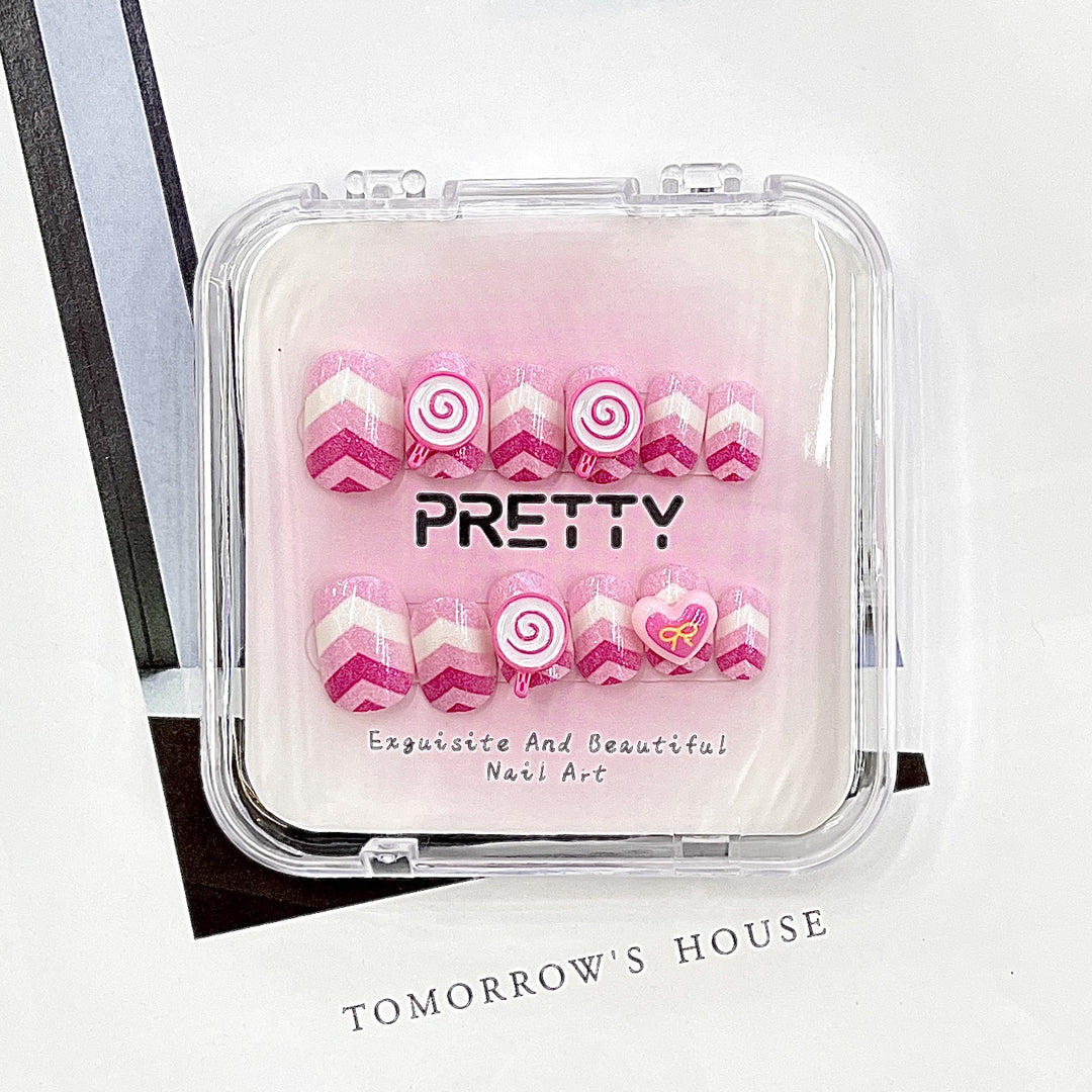 Decorative Press-On Nail Set Stornfield
