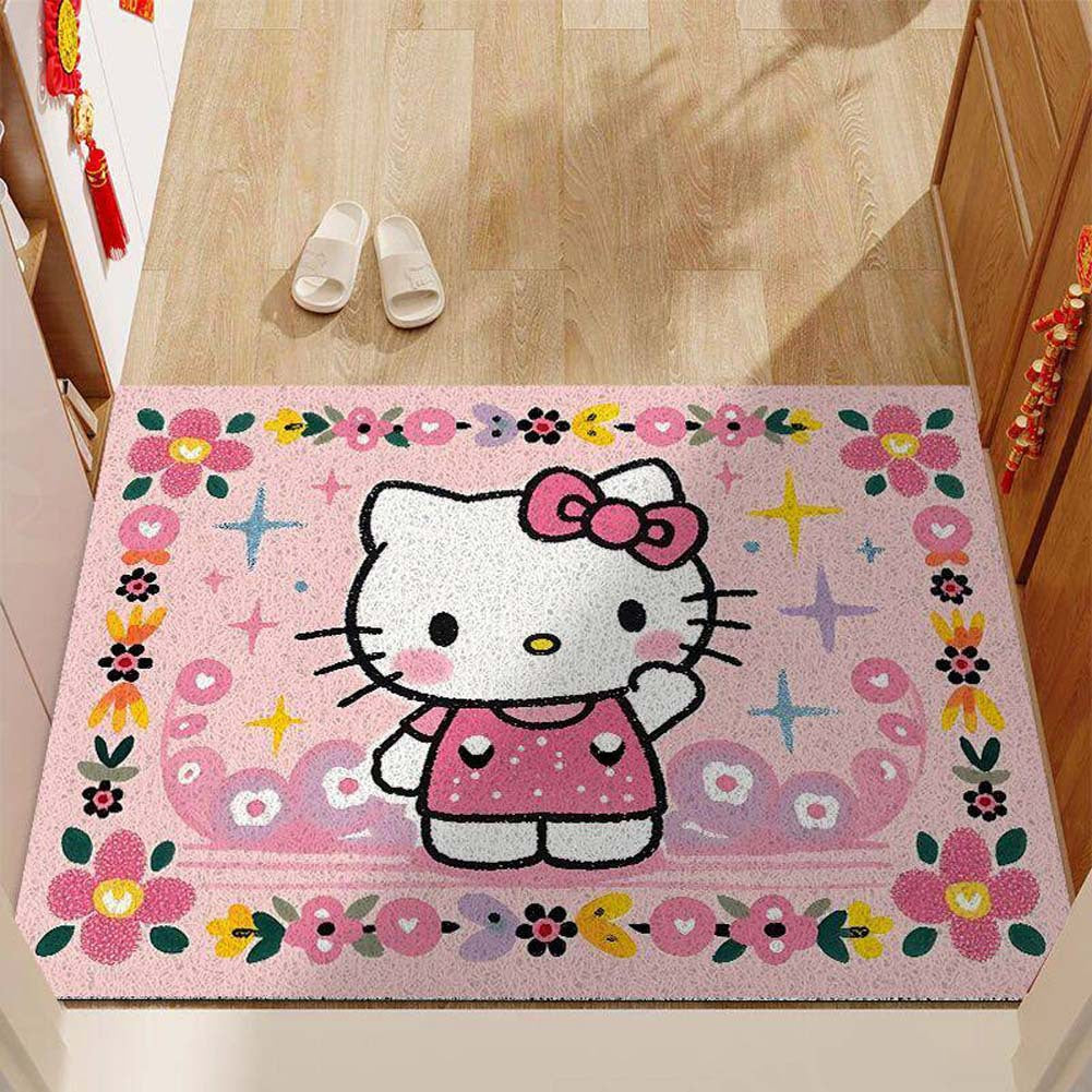 Cartoon-Themed Entryway Mat