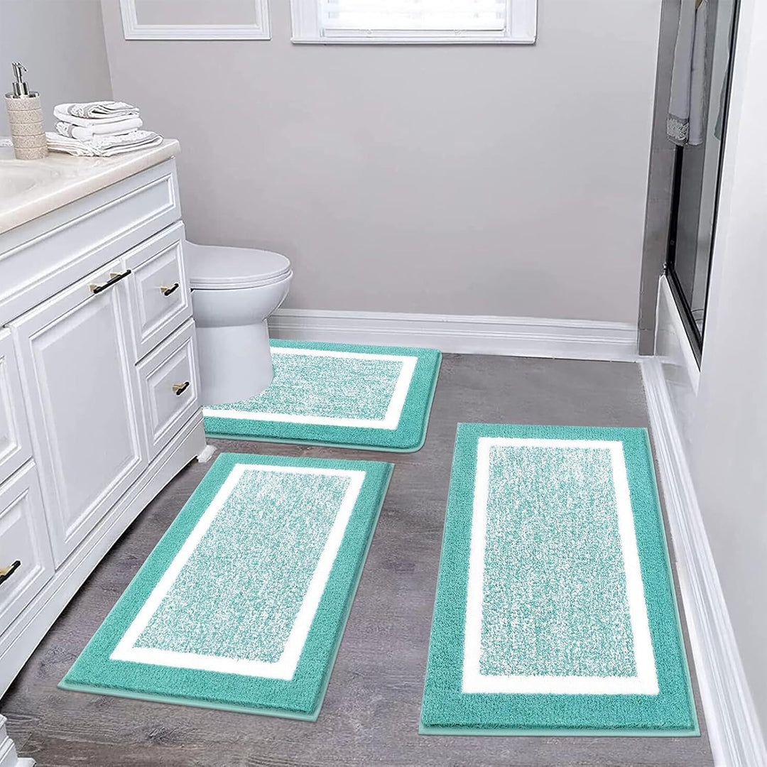 Modern Bathroom Mat Set