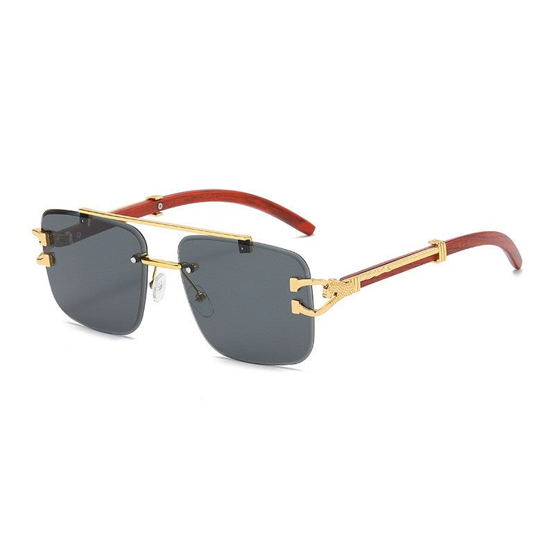Women's Luxury Sunglasses with Wood and Metal Combination Stornfield