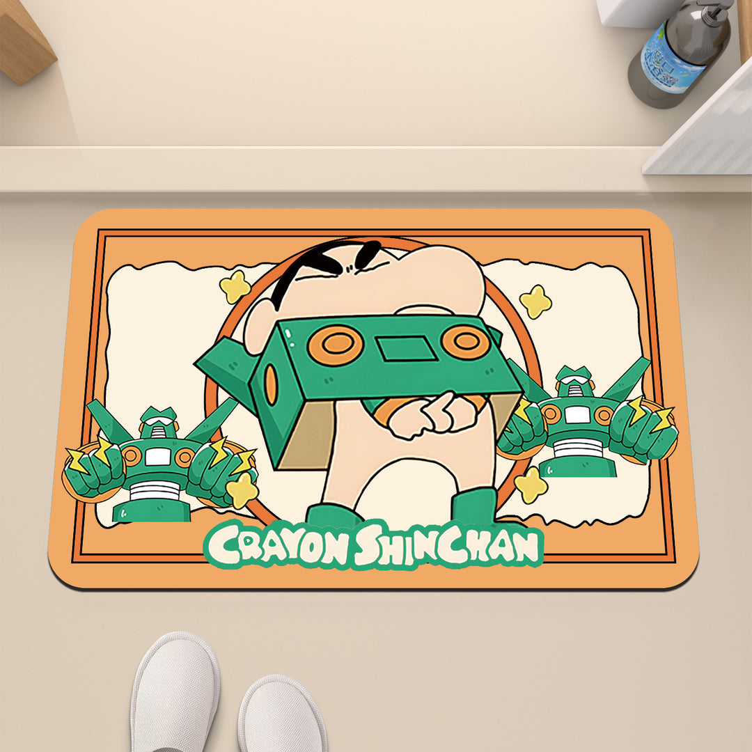 Cartoon Character Themed Bath Mat