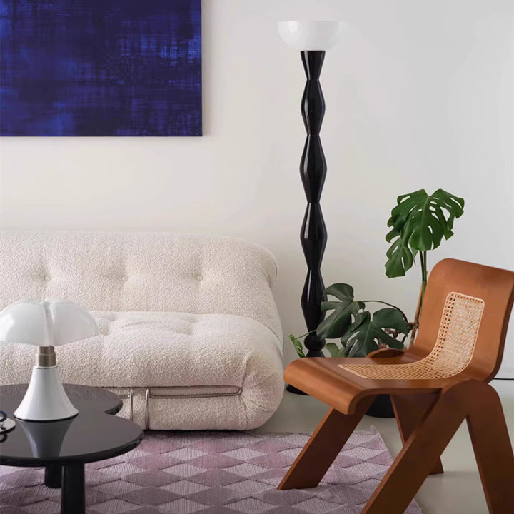 Sculptural Floor Lamp with Unique Geometric Design