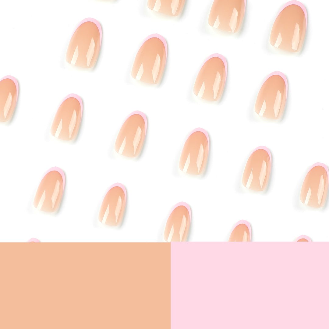 Shiny nail art with elegant French tips Stornfield