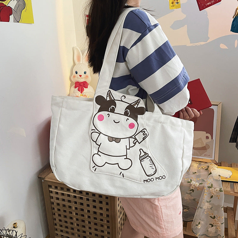 Cute Cartoon Animal Tote Bag