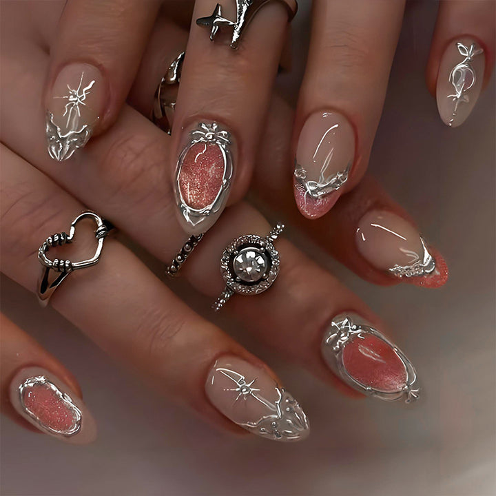 Artificial Nail Set with Glamorous Designs Stornfield
