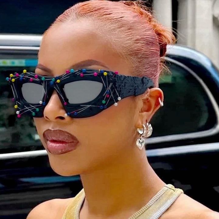 Ladies Creative Design Sunglasses with Innovative Accent Stornfield