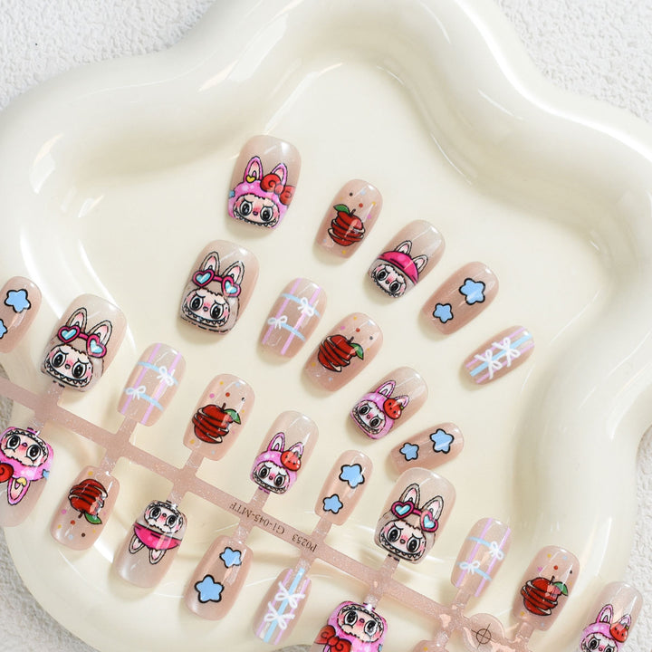 Playful Character Press-On Nail Set Stornfield