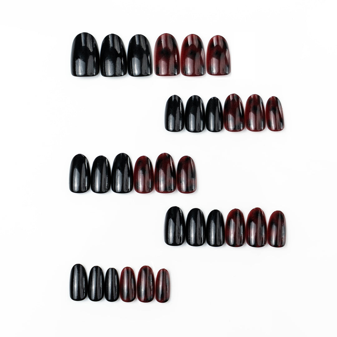Glamorous artificial nails with glossy finish Stornfield
