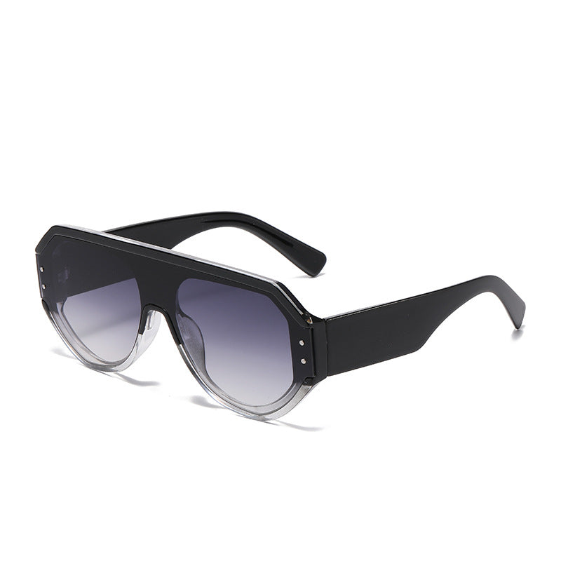 Men's Bold Frame Futuristic Sunglasses Stornfield