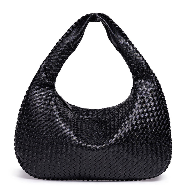 Woven Leather Shoulder Bag Stornfield