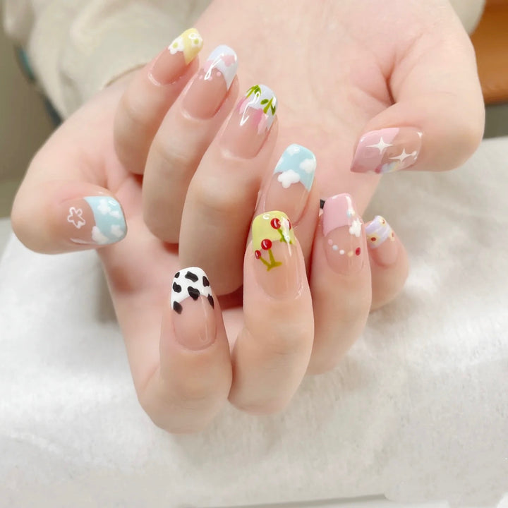 Artistic Themed Press-On Nail Set 1790745800