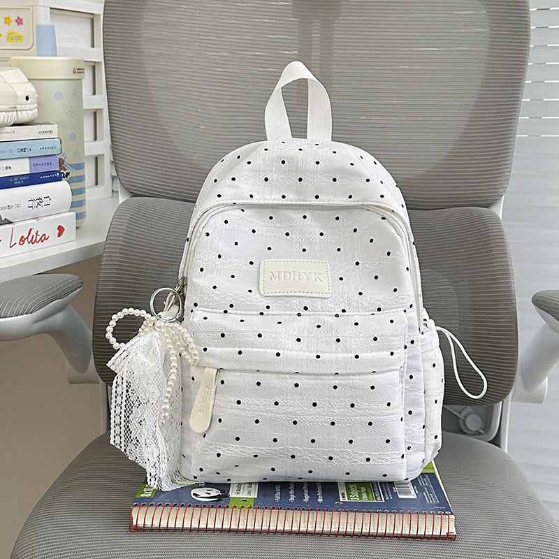 Compact Polka Dot Backpack Stornfield