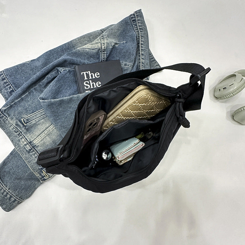 Casual shoulder bag with multifunctional zip pockets Stornfield