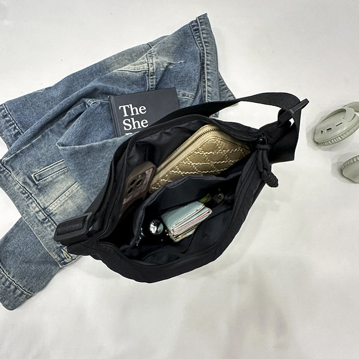 Casual shoulder bag with multifunctional zip pockets Stornfield
