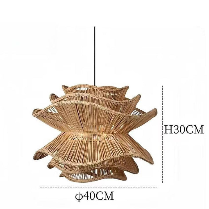 Contemporary Elegant Wavy Pendant Light