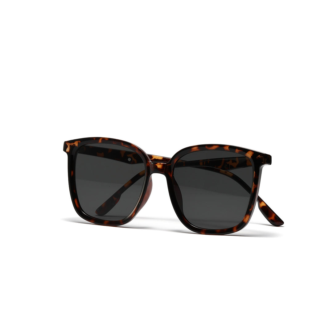 Women's stylish square sunglasses with clear frame and polarized lenses Stornfield