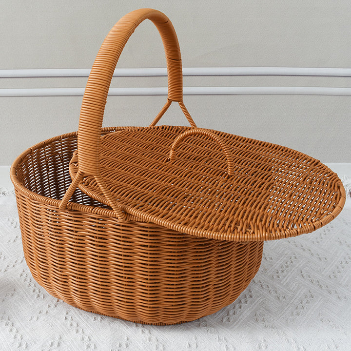 Artisan Woven Picnic Basket Stornfield