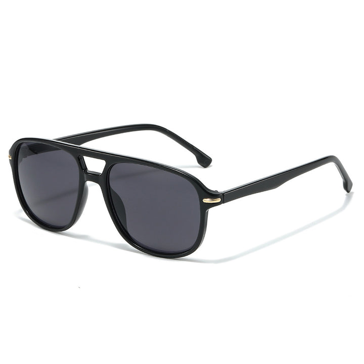 Oversized Gradient Lens Shield Sunglasses Stornfield