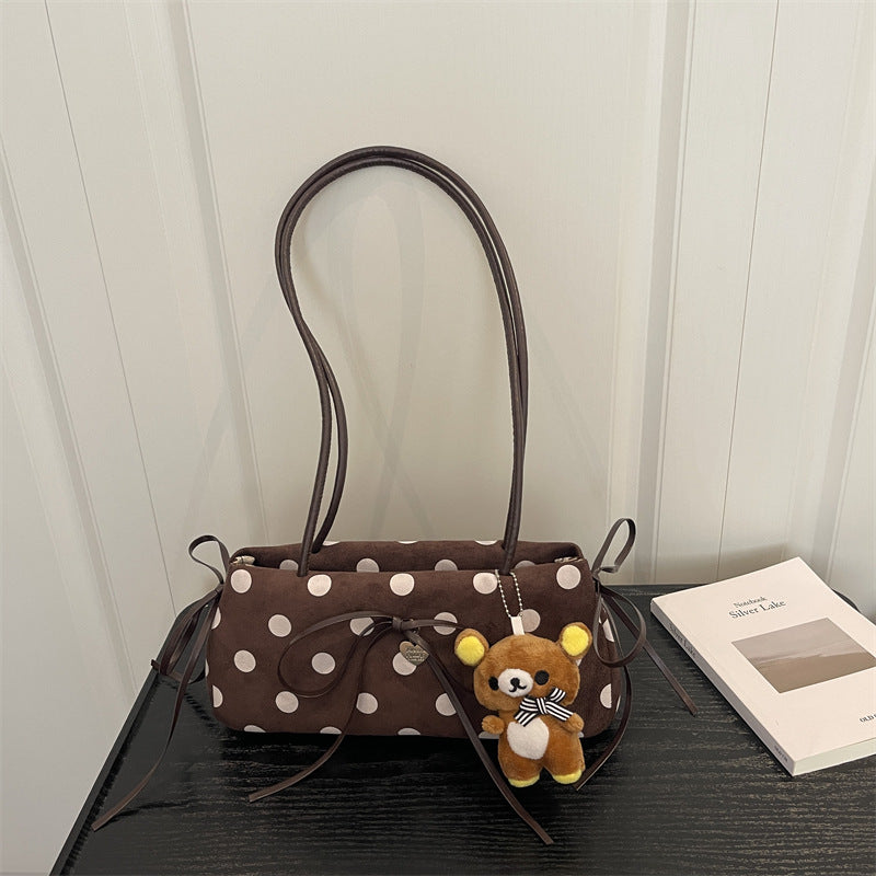 Playful Polka Dot Shoulder Bag