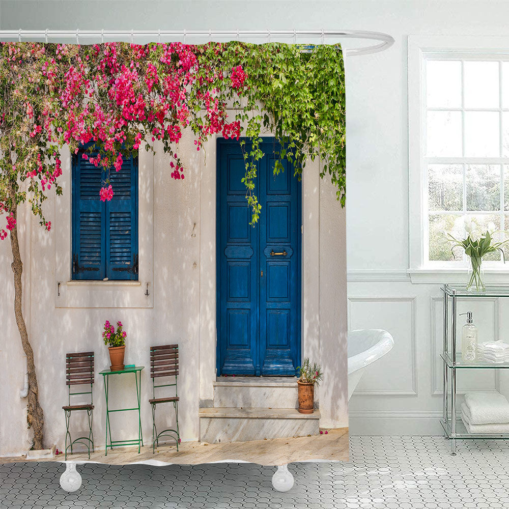 Floral Lane-Inspired Shower Curtain Stornfield