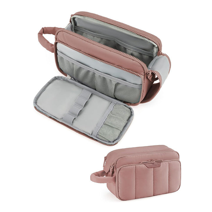 Cosmetic Organizer Bag with Multiple Compartments and Removable Interior Compartment Stornfield