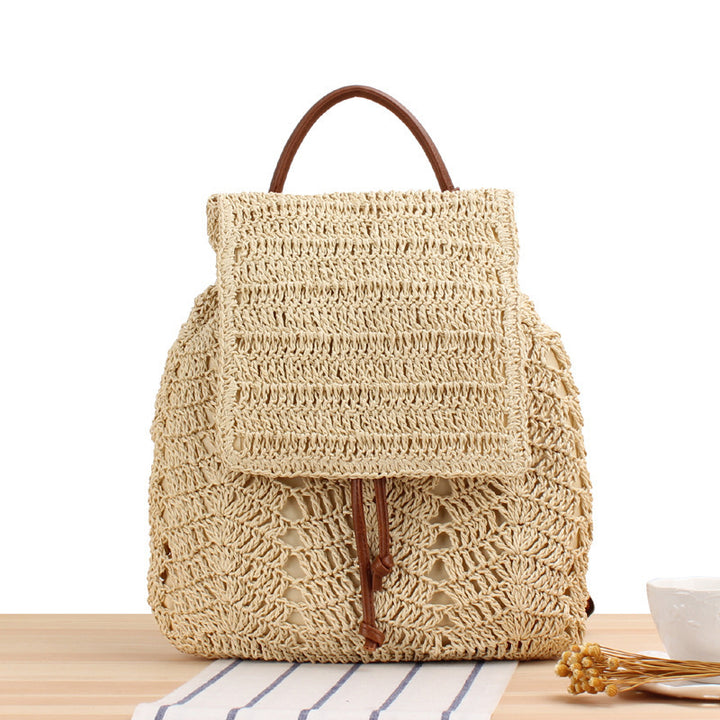Braided Natural Material Backpack Stornfield