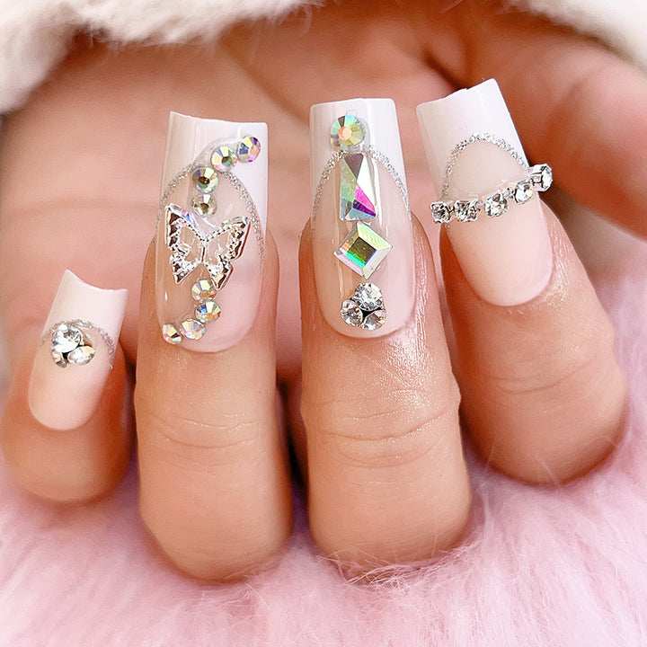 Decorative Rhinestone Nail Art Extensions Stornfield