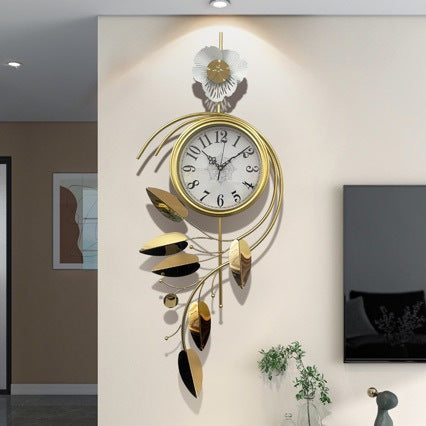 Elegant Floral Wall Clock Stornfield